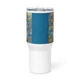 Elements -  Energy Art by Matthew Smith - Travel Mug with a Handle