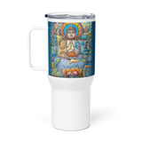 Elements -  Energy Art by Matthew Smith - Travel Mug with a Handle