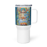 Elements -  Energy Art by Matthew Smith - Travel Mug with a Handle