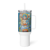 Elements -  Energy Art by Matthew Smith - Travel Mug with a Handle