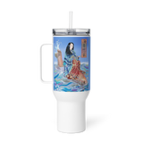 Flow of Grace - Energy Art by Matthew Smith - Travel Mug with a Handle