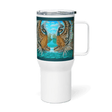 Guardians 2 - Energy Art by Matthew Smith - Travel Mug with a Handle