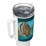 Guardians 2 - Energy Art by Matthew Smith - Travel Mug with a Handle
