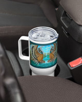 Guardians 2 - Energy Art by Matthew Smith - Travel Mug with a Handle