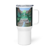 Stream of Consciousness - Energy Art by Matthew Smith - Travel Mug with a Handle