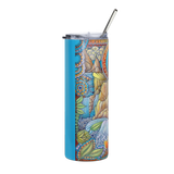 Elements - Energy Art by Matthew Smith - Stainless Steel Tumbler