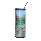 Stream of Consciousness - Energy Art by Matthew Smith - Stainless Steel Tumbler
