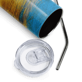 Wave of Thought - Energy Art by Matthew Smith - Stainless Steel Tumbler