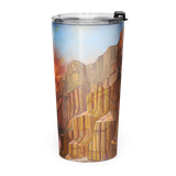 DAWN OF CONSCIOUSNESS Energy Art by Matthew Smith - Tapered Stainless Steel Tumbler