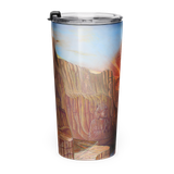 DAWN OF CONSCIOUSNESS Energy Art by Matthew Smith - Tapered Stainless Steel Tumbler