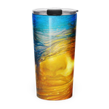 WAVE OF THOUGHT Energy Art by Matthew Smith - Tapered Stainless Steel Tumbler