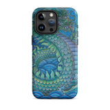 Blue Dragon - Energy Art by Matthew Smith - Tough Case for iPhone®
