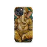 Golden Ganesh - Energy Art by Matthew Smith - Tough Case for iPhone®