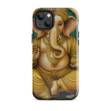 Golden Ganesh - Energy Art by Matthew Smith - Tough Case for iPhone®