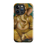 Golden Ganesh - Energy Art by Matthew Smith - Tough Case for iPhone®