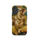 Golden Ganesh - Energy Art by Matthew Smith - Tough Case for iPhone®