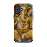 Golden Ganesh - Energy Art by Matthew Smith - Tough Case for iPhone®