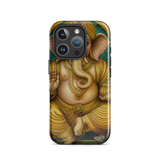 Golden Ganesh - Energy Art by Matthew Smith - Tough Case for iPhone®