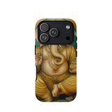 Golden Ganesh - Energy Art by Matthew Smith - Tough Case for iPhone®