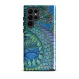 Blue Dragon - Energy Art by Matthew Smith - Tough Case for Samsung®