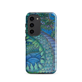Blue Dragon - Energy Art by Matthew Smith - Tough Case for Samsung®