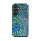 Blue Dragon - Energy Art by Matthew Smith - Tough Case for Samsung®
