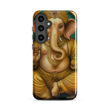 Golden Ganesh - Energy Art by Matthew Smith - Tough Case for Samsung®
