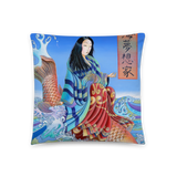 Flow of Grace Throw Pillow by Matthew Smith