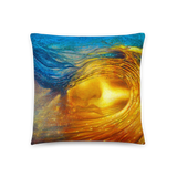 Wave of Thought Throw Pillow by Matthew Smith