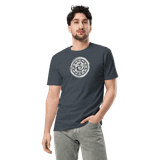 SAMJOKO CIRCLE WHITE Unisex Premium Cotton T-shirt