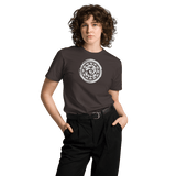 SAMJOKO CIRCLE WHITE Unisex Premium Cotton T-shirt