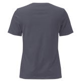 SAMJOKO CIRCLE WHITE Women's Relaxed T-Shirt