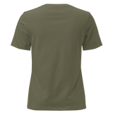 SAMJOKO CIRCLE WHITE Women's Relaxed T-Shirt