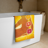Seven Chakras | Energy Art by Al Choi | Beach Towel