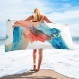 Serenity | Energy Art by Rebecca Bond | Beach Towel