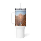 Dawn of Consciousness - Energy Art by Matthew Smith - Travel Mug with a Handle