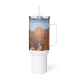 Dawn of Consciousness - Energy Art by Matthew Smith - Travel Mug with a Handle
