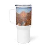 Dawn of Consciousness - Energy Art by Matthew Smith - Travel Mug with a Handle