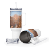 Dawn of Consciousness - Energy Art by Matthew Smith - Travel Mug with a Handle