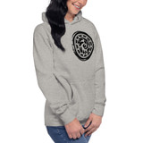 SAMJOKO CIRCLE BLACK Unisex Premium Pullover Hoodie