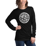 SAMJOKO CIRCLE WHITE Unisex Long Sleeve Tee