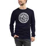 SAMJOKO CIRCLE WHITE Unisex Long Sleeve Tee
