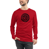 SAMJOKO CIRCLE BLACK Unisex Long Sleeve Tee