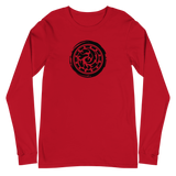 SAMJOKO CIRCLE BLACK Unisex Long Sleeve Tee