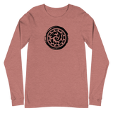 SAMJOKO CIRCLE BLACK Unisex Long Sleeve Tee
