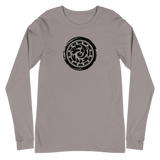 SAMJOKO CIRCLE BLACK Unisex Long Sleeve Tee