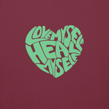 LOVE MYSELF HEAL MYSELF Premium Unisex Hoodie - Dark