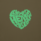 LOVE MYSELF HEAL MYSELF Premium Unisex Hoodie - Dark
