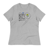 ENERGY FLOWS WHERE THE MIND GOES - Floral | Light | Women's Relaxed T-Shirt