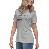 ENERGY FLOWS WHERE THE MIND GOES - Floral | Light | Women's Relaxed T-Shirt